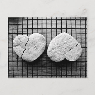 Postal Corazones rotos