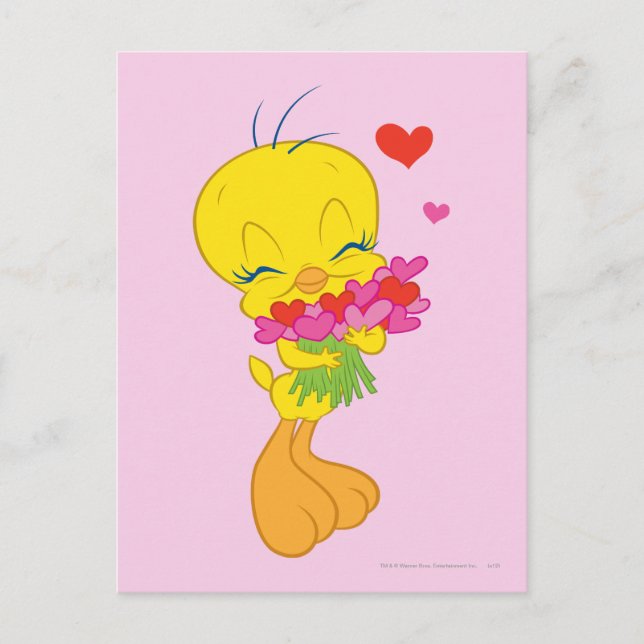 Postal corazones TWEETY™ (Anverso)