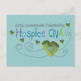 Postal Corazones verdes de Hospicio CNA