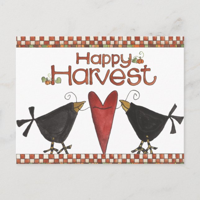 Postal Corazones y Corazón (Anverso)