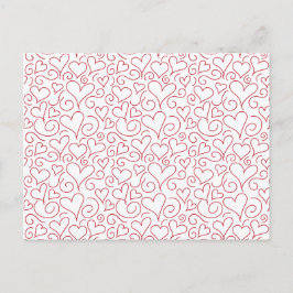 Postal Corazones y nalgas