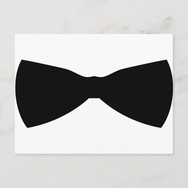 Postal corbata negra (Anverso)