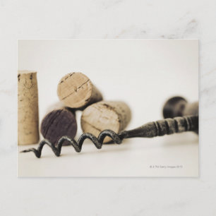 Postal Corchos de vino con corcho