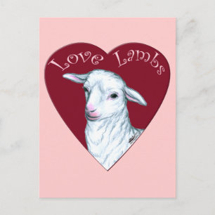 Postal Corderos de Amor
