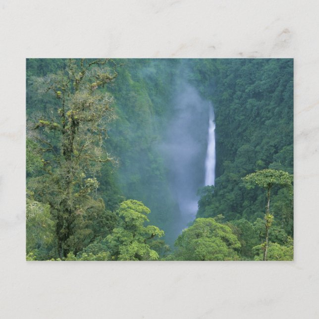 Postal Cordillera Central, Angel Congo) Cataratas, muchas (Anverso)