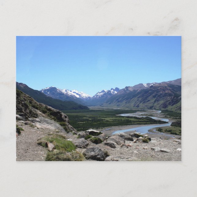 Postal Cordillera de Andes, Patagonia (Anverso)