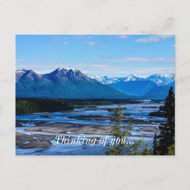 Postal Cordillera de Denali (Anverso)