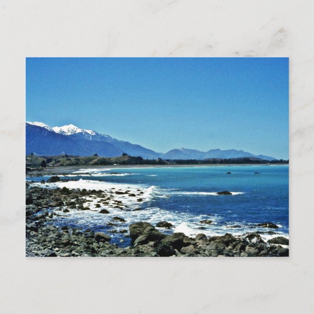 Postal Cordillera de Kaikoura, Isla del Sur (Anverso)