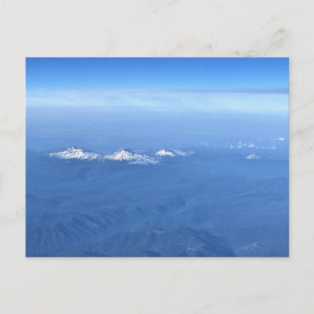 Postal Cordillera de las Cascadas, Oregón central (Anverso)