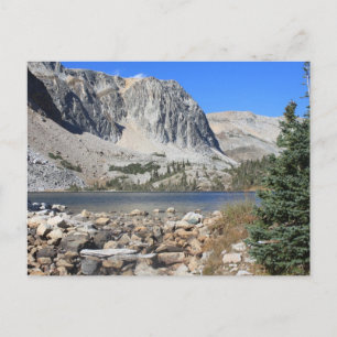 Postal Cordillera de nieve del lago Marie