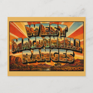 Postal Cordillera MacDonnell Occidental NT Australia Oasi