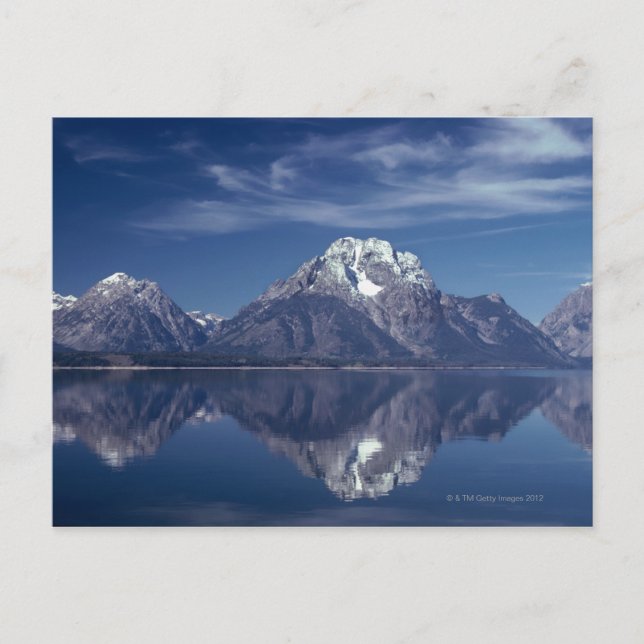 Postal Cordillera magnífica de Teton (Anverso)
