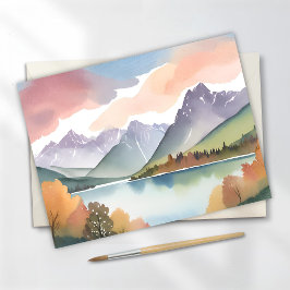 Postal Cordillera | Paisaje acuático de la naturaleza aér