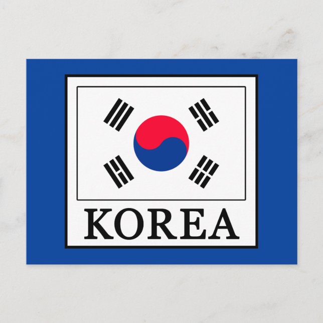 Postal Corea (Anverso)
