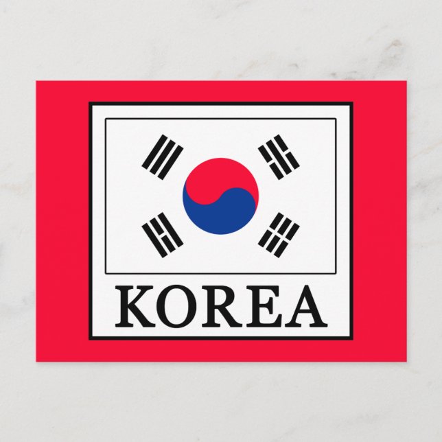 Postal Corea (Anverso)
