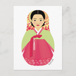 Postal coreana Matryoshka