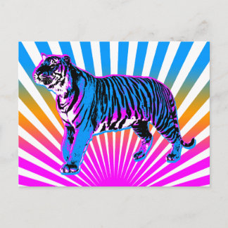Postal Corey Tiger 80s Retro Tiger Rising Sun
