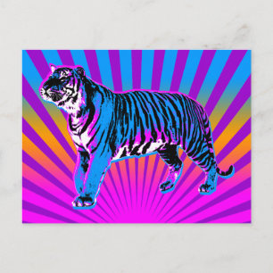 Postal Corey Tiger 80s Retro Tiger Rising Sun