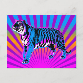 Postal Corey Tiger 80s Retro Tiger Rising Sun