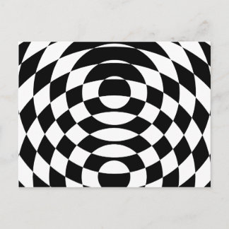 Postal Corey Tiger 80's Vintage Op Art