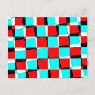 Postal Corey Tiger 80's Vintage Op Art