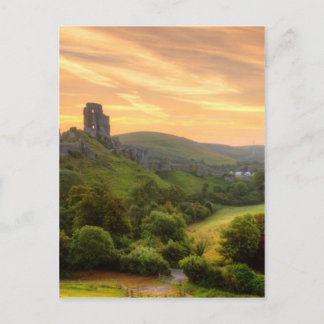 Postal Corfe Castle Sunrise