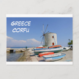 Postal Corfu de Grecia