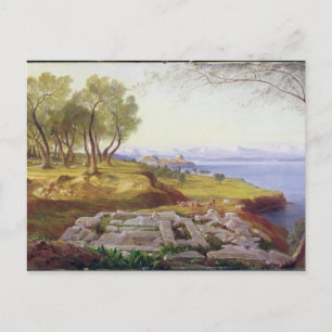 Postal Corfú de la ascensión, c.1856-64 (aceite en lona)