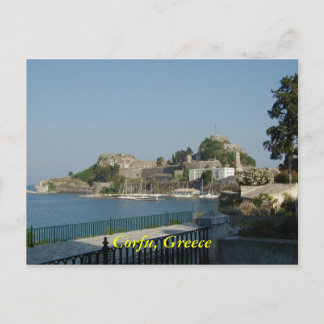 Postal Corfú, Grecia