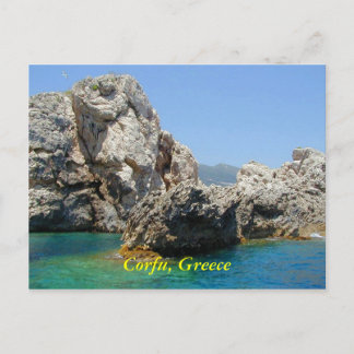 Postal Corfú, Grecia