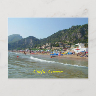 Postal Corfú, Grecia