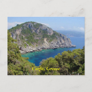 Postal Corfú, Grecia