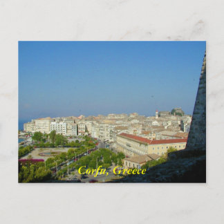 Postal Corfú, Grecia