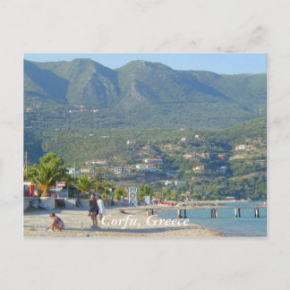 Postal Corfú, Grecia