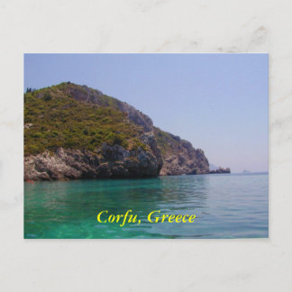 Postal Corfú, Grecia
