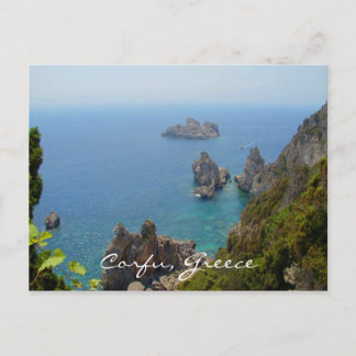 Postal Corfú, Grecia
