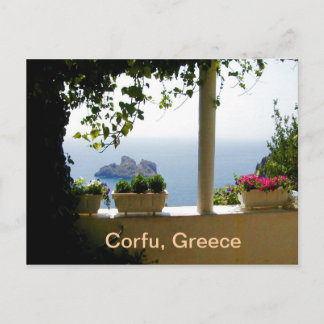 Postal Corfú, Grecia