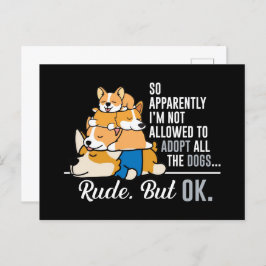 Postal Corgi Así Que Aparentemente No Se Me Permite Adopt