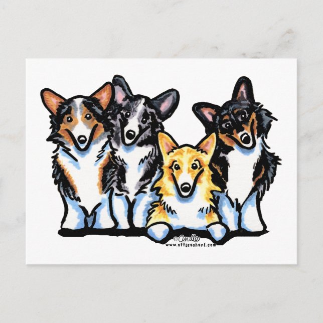 Postal Corgi Clan (Anverso)