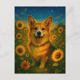 Postal Corgi Corgi Girasoles Corgi Gales Corgi Queen Post