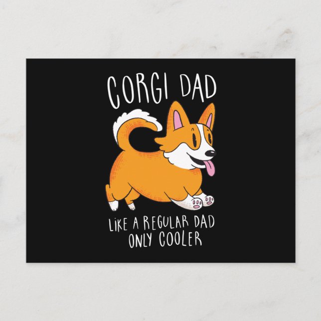 Postal Corgi dad (Anverso)