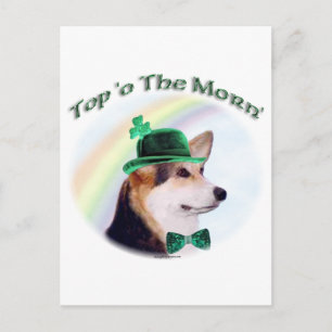 Postal Corgi Top of the Morn'; Corgi St. Patrick's day