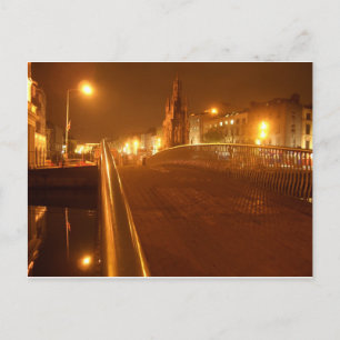 Postal Cork, Irlanda por la noche