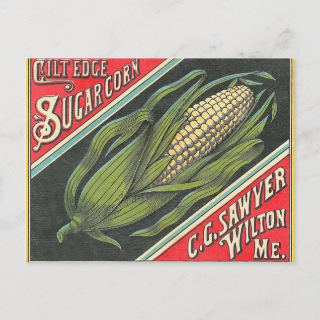 Postal Corn dulce (Anverso)