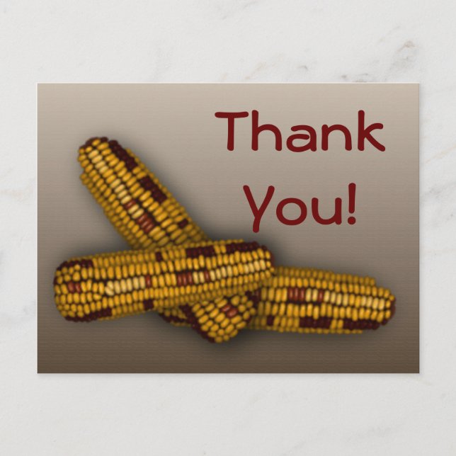 Postal Corn indio (Anverso)