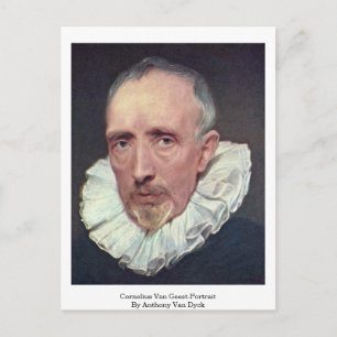 Postal Cornelius Van Geest-Portrait De Anthony Van Dyck