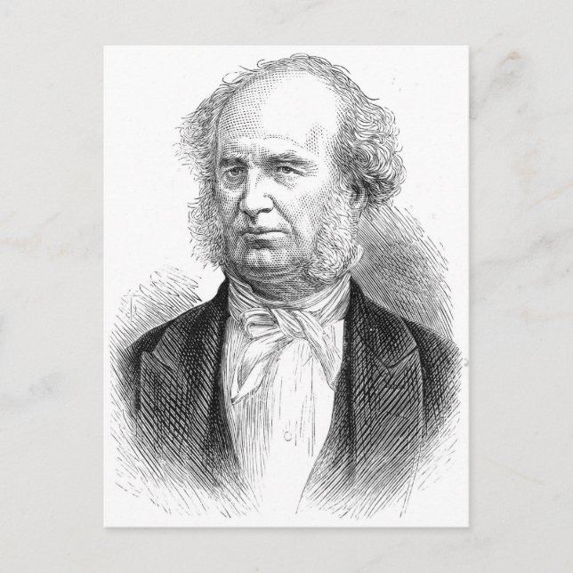 Postal Cornelius Vanderbilt, c.1877 (Anverso)