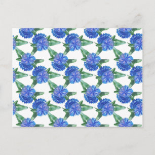 Postal cornflores acuáticas