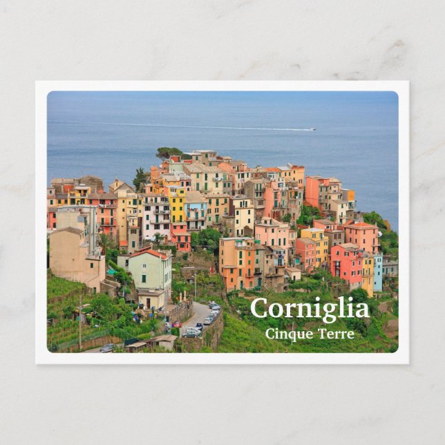 Postal CORNIGLIA - Cinque Terre - Liguria - Italia (Anverso)
