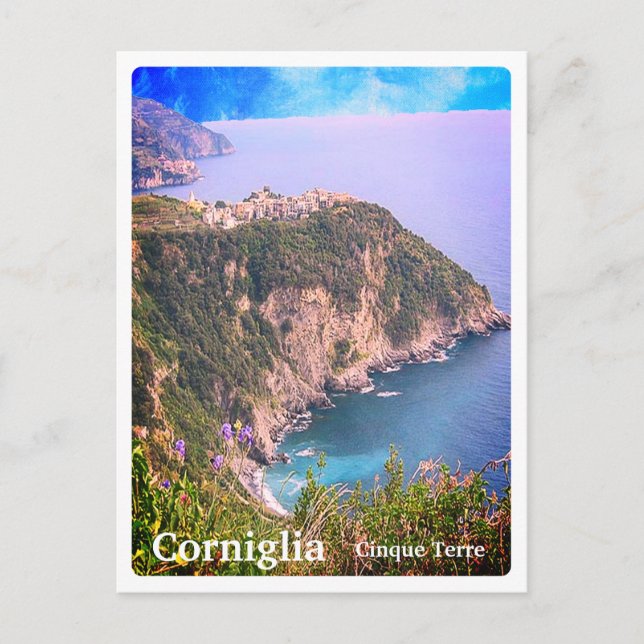 Postal CORNIGLIA - Cinque Terre - Liguria - Italia (Anverso)